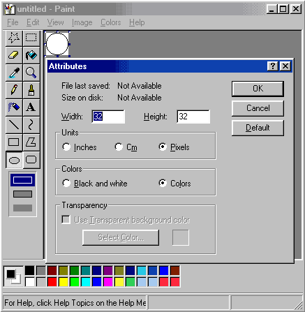 Icon-Picture attributes