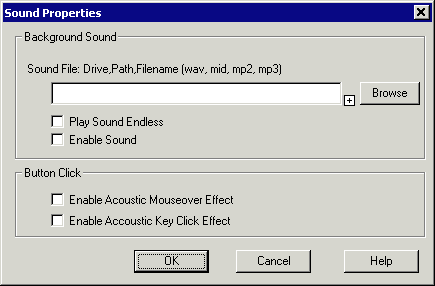Selecting sound file