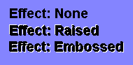 Text effects